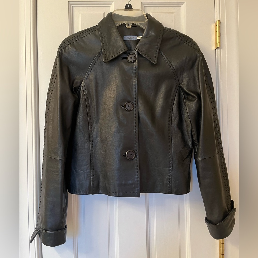 Leather Jacket - Size Medium